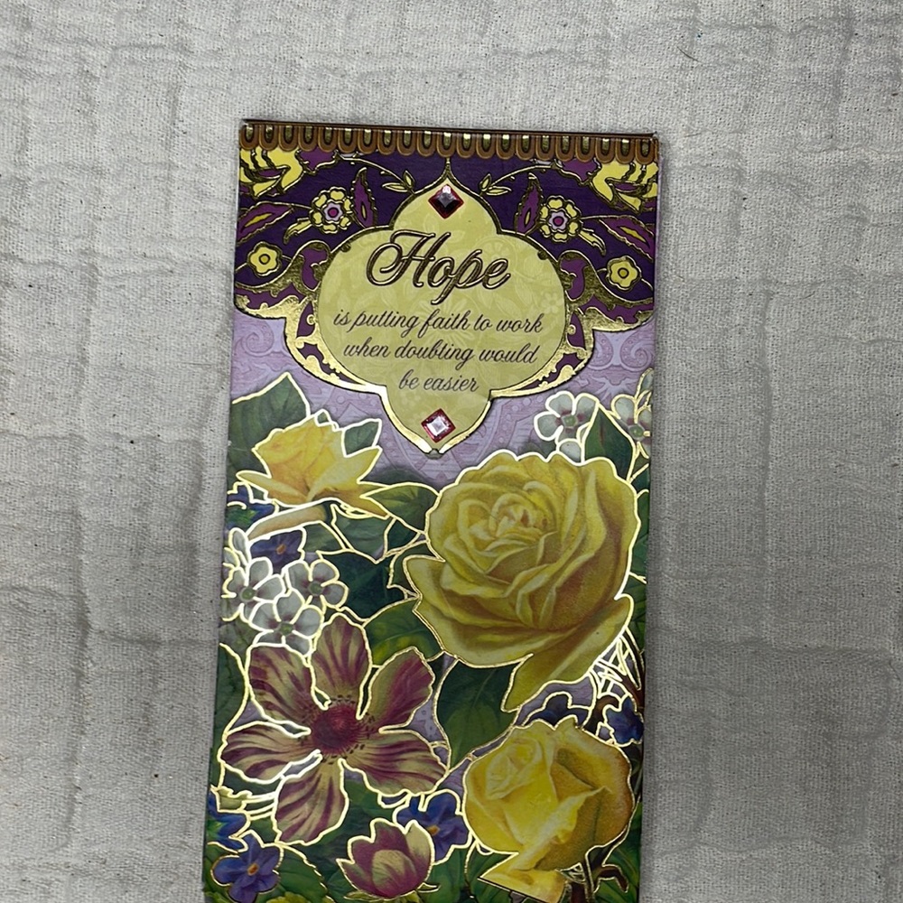 Floral church notepad